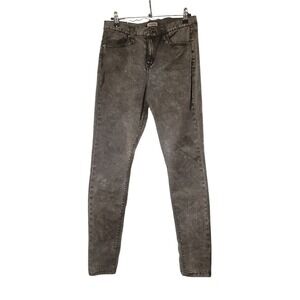 EUC MUDD Black Skinny Jeans Size 11 Y2K Grunge Distressed